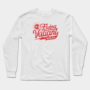 Flying Valiant Builds (Biker Style - Worn Red) Long Sleeve T-Shirt